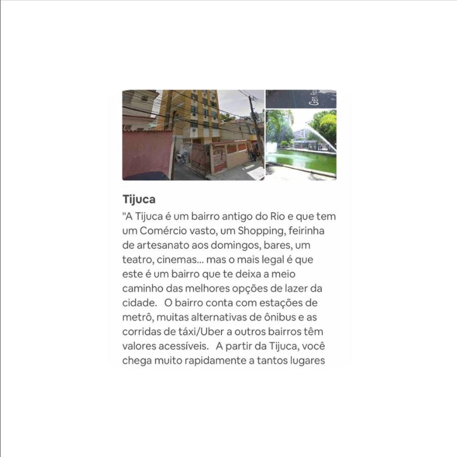 Amplo E Confortavel. Ar Condic, Wifi, Tv. Metro. Tijuca. 리오데자네이루 외부 사진